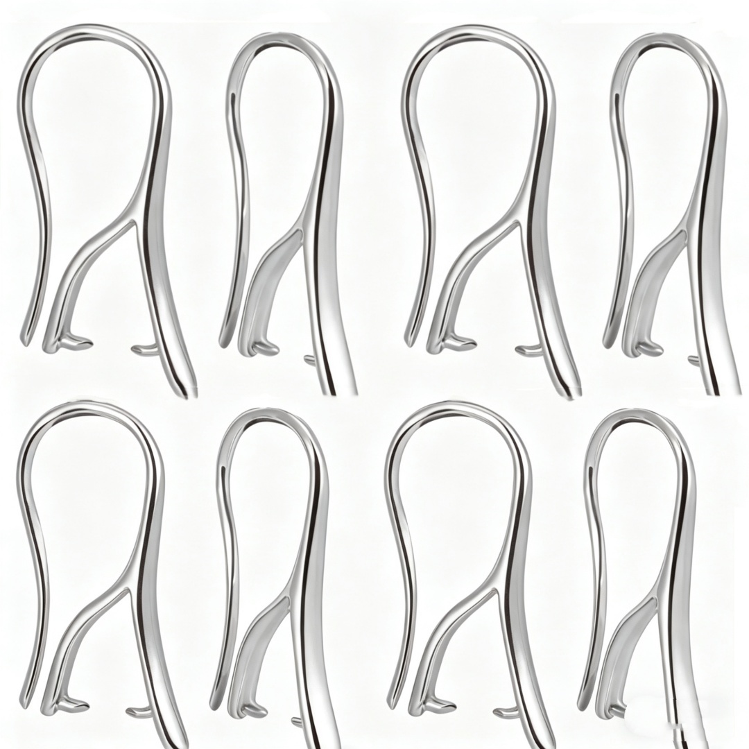 Jewelry Making Parts - 10/30 Stück weiße französische Ohrhaken aus