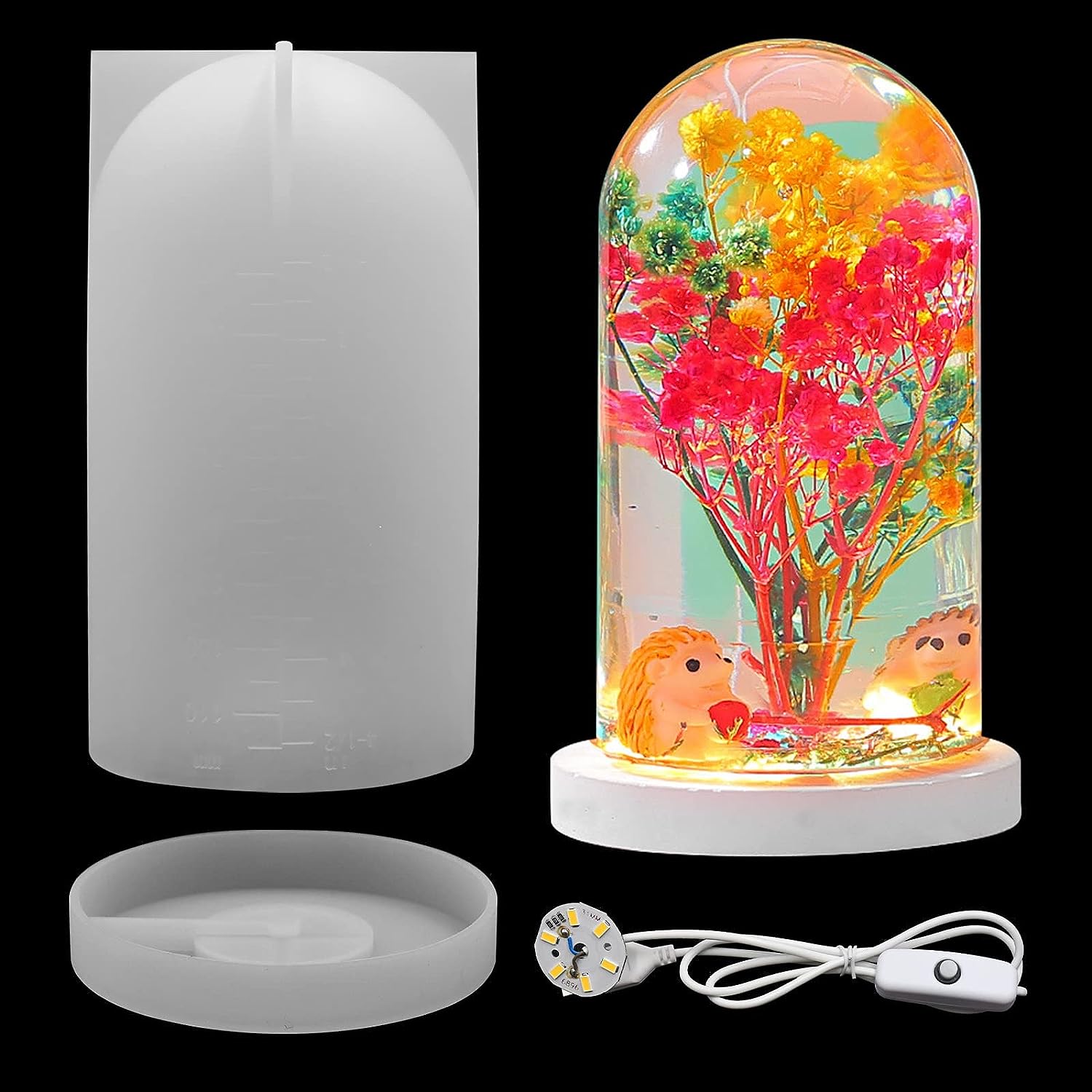 Jewelry Making Light - DIY Kristall Epoxidharz Form Led Nachtlicht