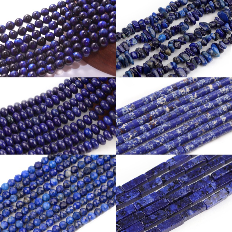 Jewelry Making Dc - DC Lapis Lazuli Perlen Naturstein Perlen