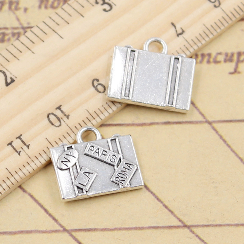 Jewelry Making In La - 10 stücke Charms Reisetaschen New York