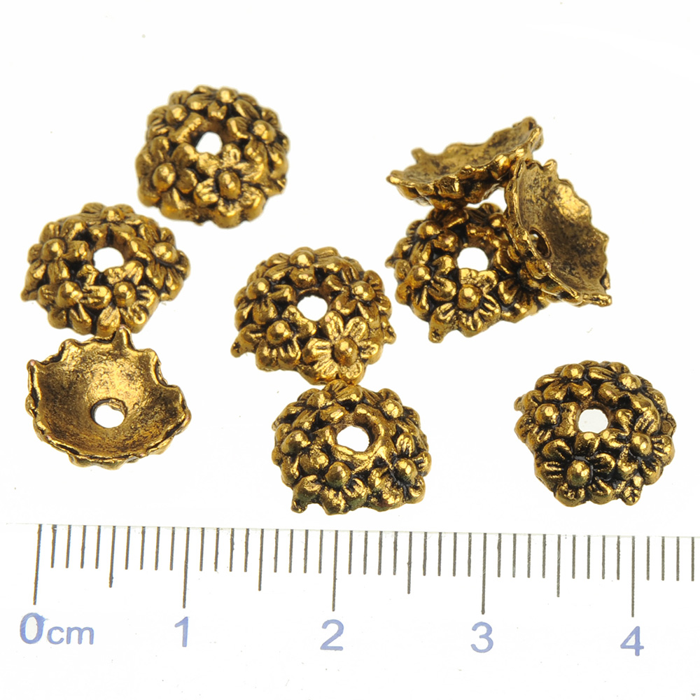 Bead Cap Flower - 12ad Caps Handgefertigte Armbänder Ohrringe Charms
