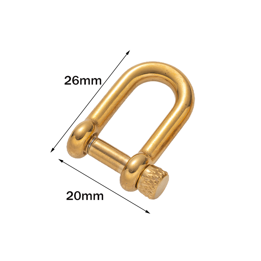 1 Stück 304 Edelstahl D-Ring A – Jewelry Making Basics Bewertung und Preis