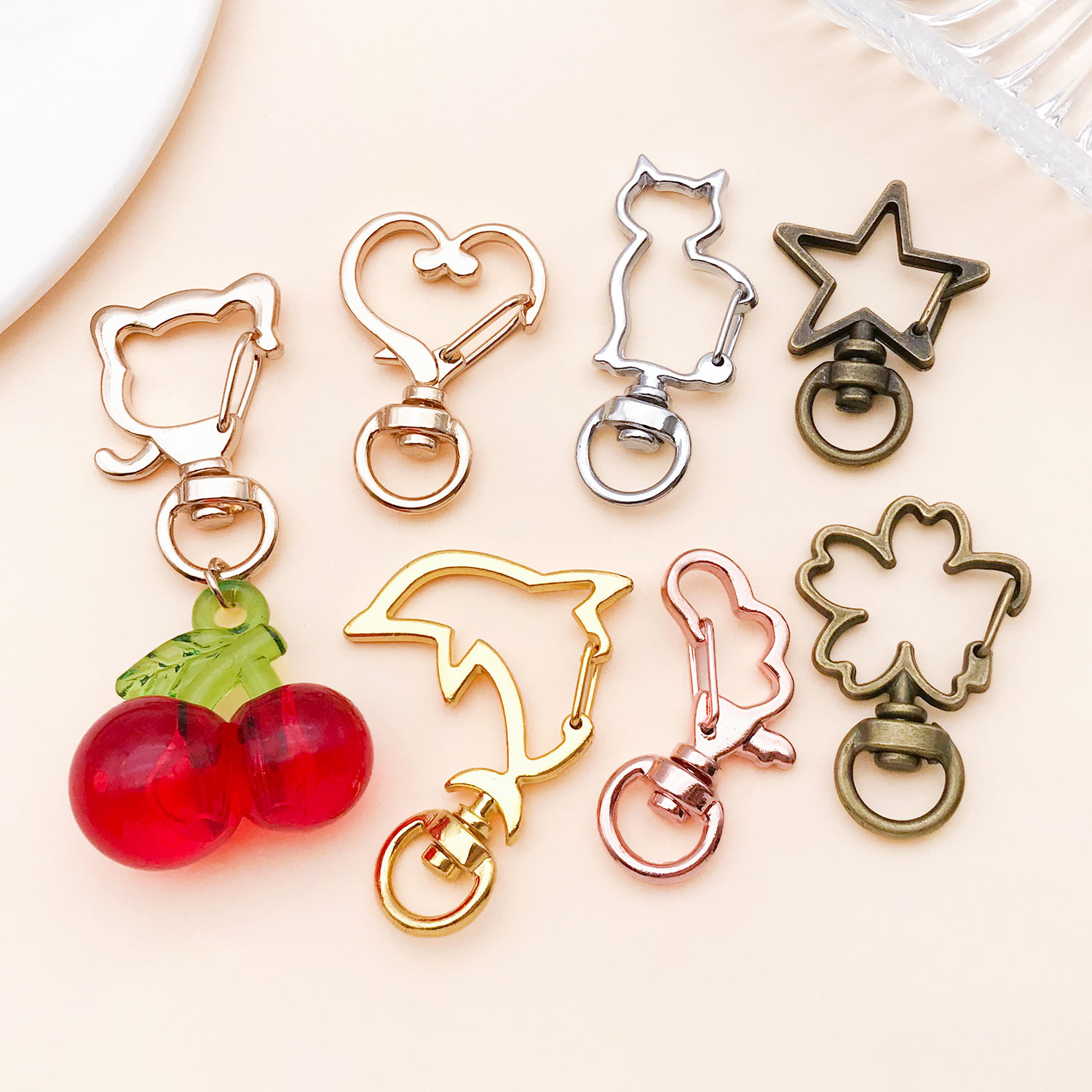 5 Stück/Set Herz Stern Mond Ka – Jewelry Making Chain Bewertung und Preis