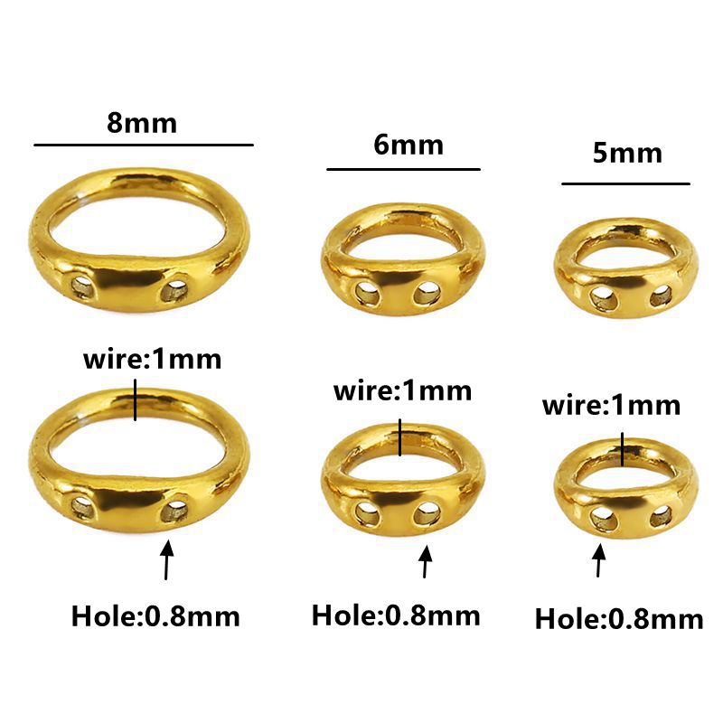 30 Stück 5/6/8mm Edelstahl-Per – Jewelry Making Basics Bewertung und Preis