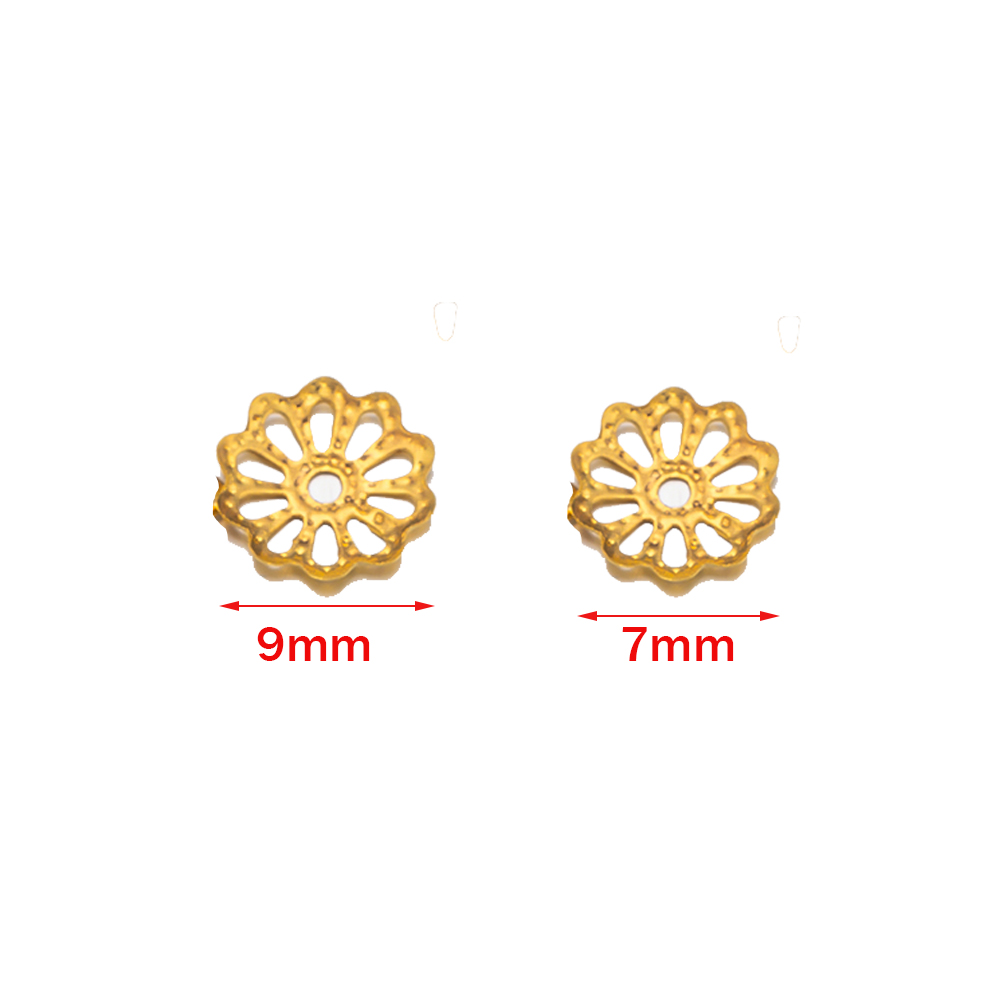 200 Stück 7/9 mm filigrane Blu – Bead Cap Flower Bewertung und Preis