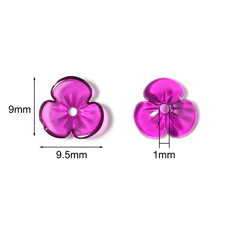 20 teile/los Transparent Harz  – Bead Cap Flower Bewertung und Preis