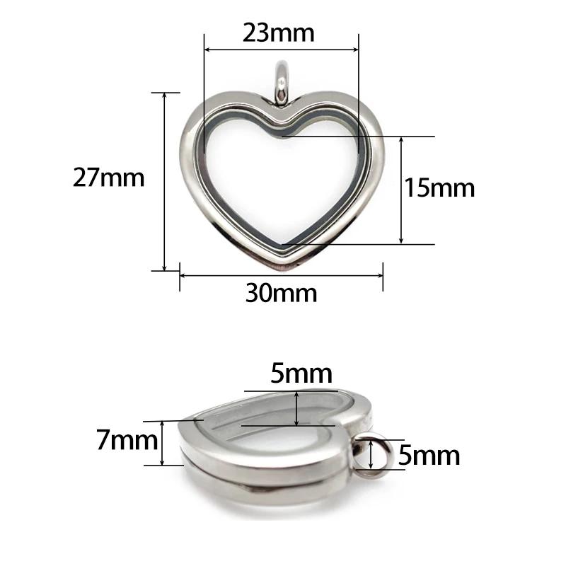 24mm 30mm Herz-Medaillon-Anhän – Jewelry Making Birthday Party Bewertung und Preis