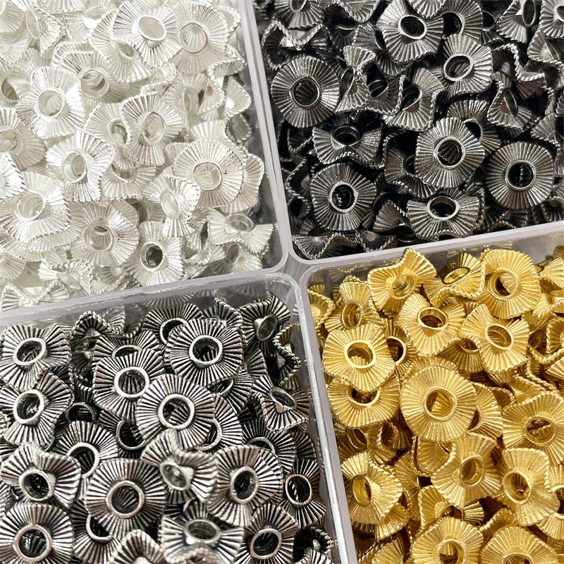 50 stücke 6-10mm Unregelmäßige – Bead Cap Flower Bewertung und Preis