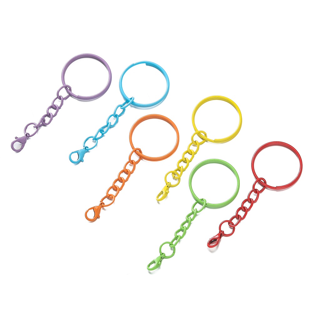 5 teile/los 25mm Farbige Split – Jewelry Making Chain Bewertung und Preis
