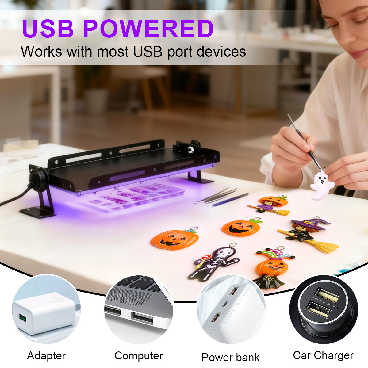 Tragbares 50/96/144 LED UV-Har – Jewelry Making Dc Bewertung und Preis
