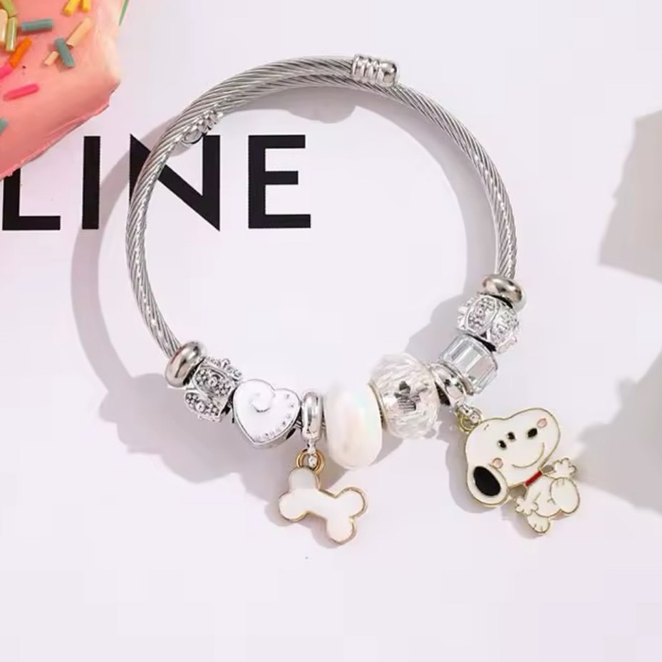 Niedliches Cartoon Snoopy Knoc – Jewelry Making Parts Bewertung und Preis