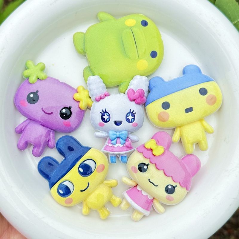 45mm Cartoon-Tamagotchi doppel – Jewelry Making Parts Bewertung und Preis
