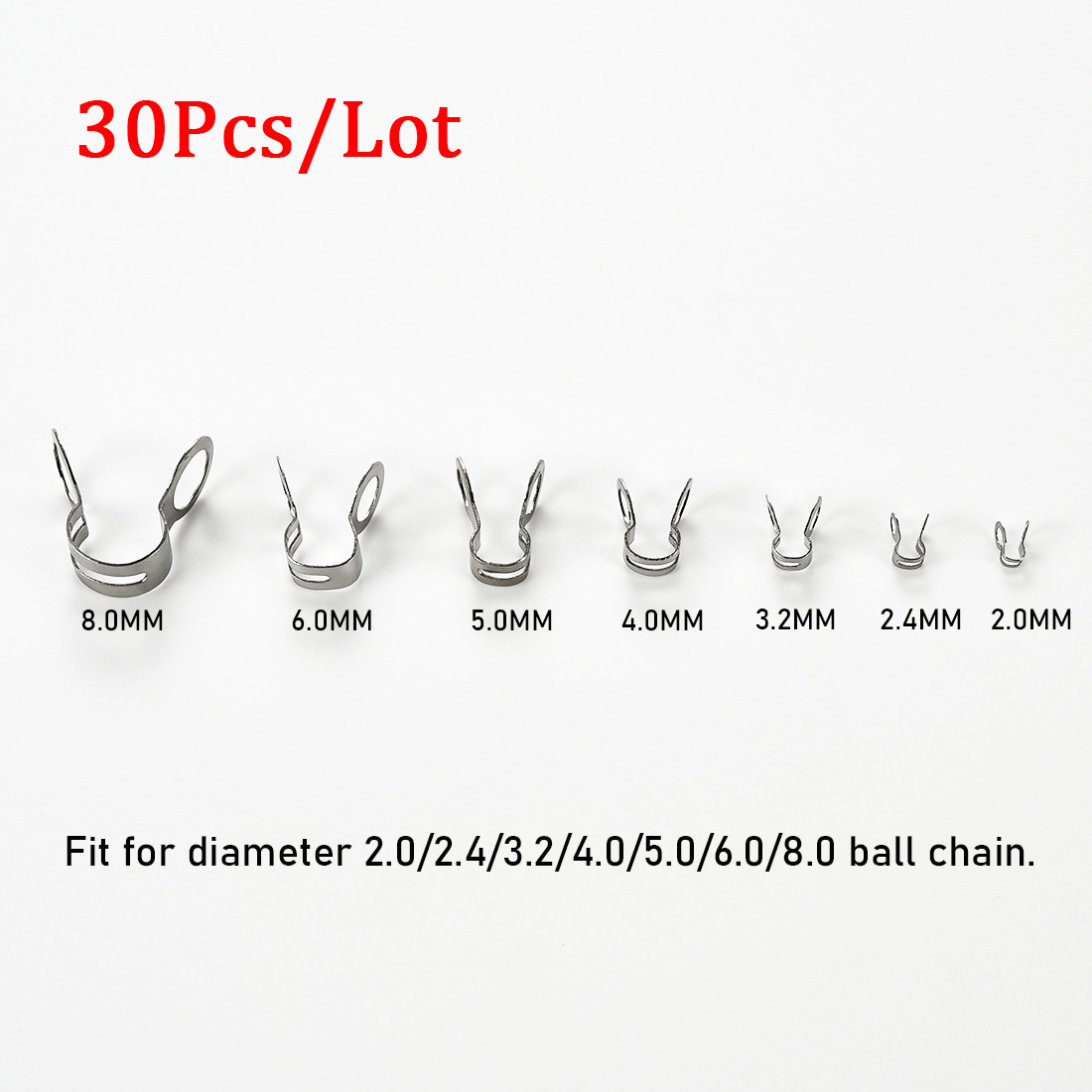 30 Stück Edelstahl-Kugelketten – Jewelry Making Chain Bewertung und Preis