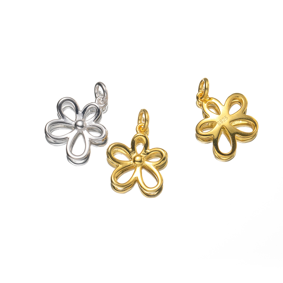 925 Sterling Silber Hohlblumen – Jewelry Making In La Bewertung und Preis