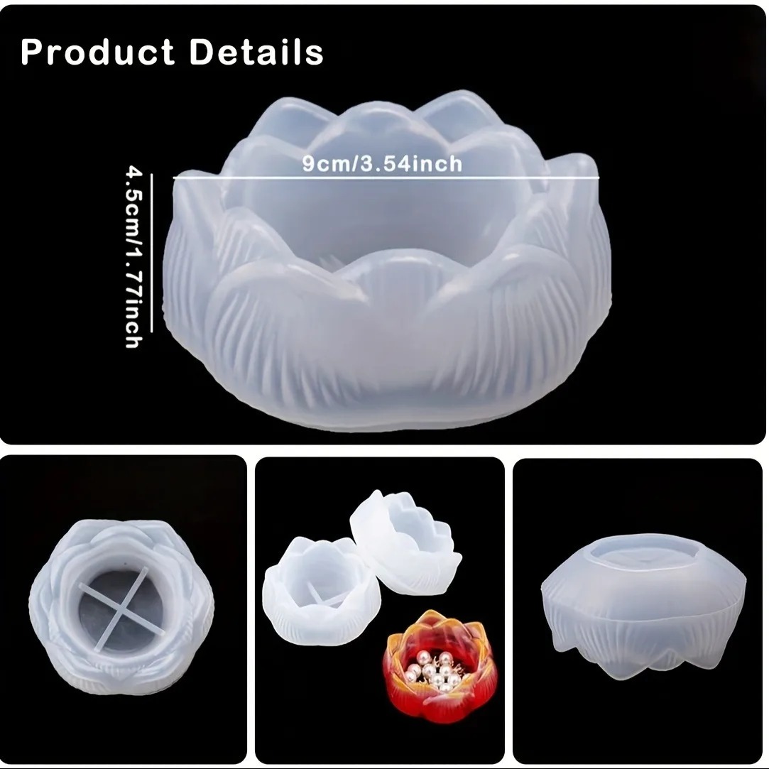 1pc DIY Lotus Blume Silikon Ha – Jewelry Making Light Bewertung und Preis