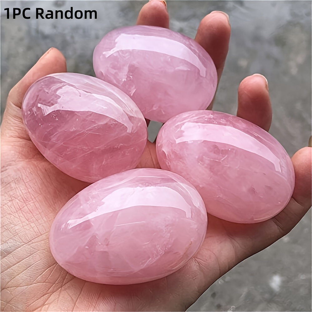 1 Stück Rosenquarz-Ei - Böhmis – Jewelry Making Light Bewertung und Preis