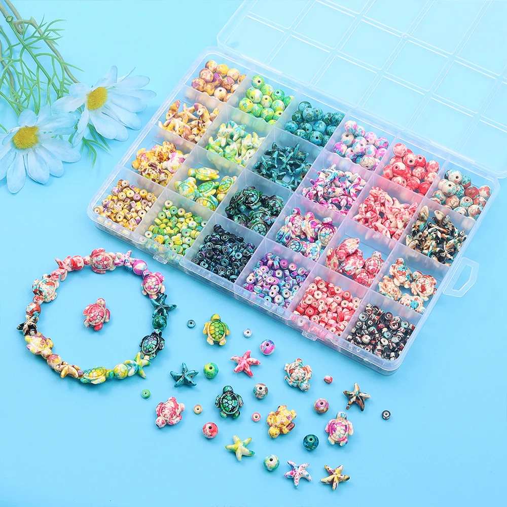 6/46/558 Stück mehrfarbiges Pe – Jewelry Making Birthday Party Bewertung und Preis