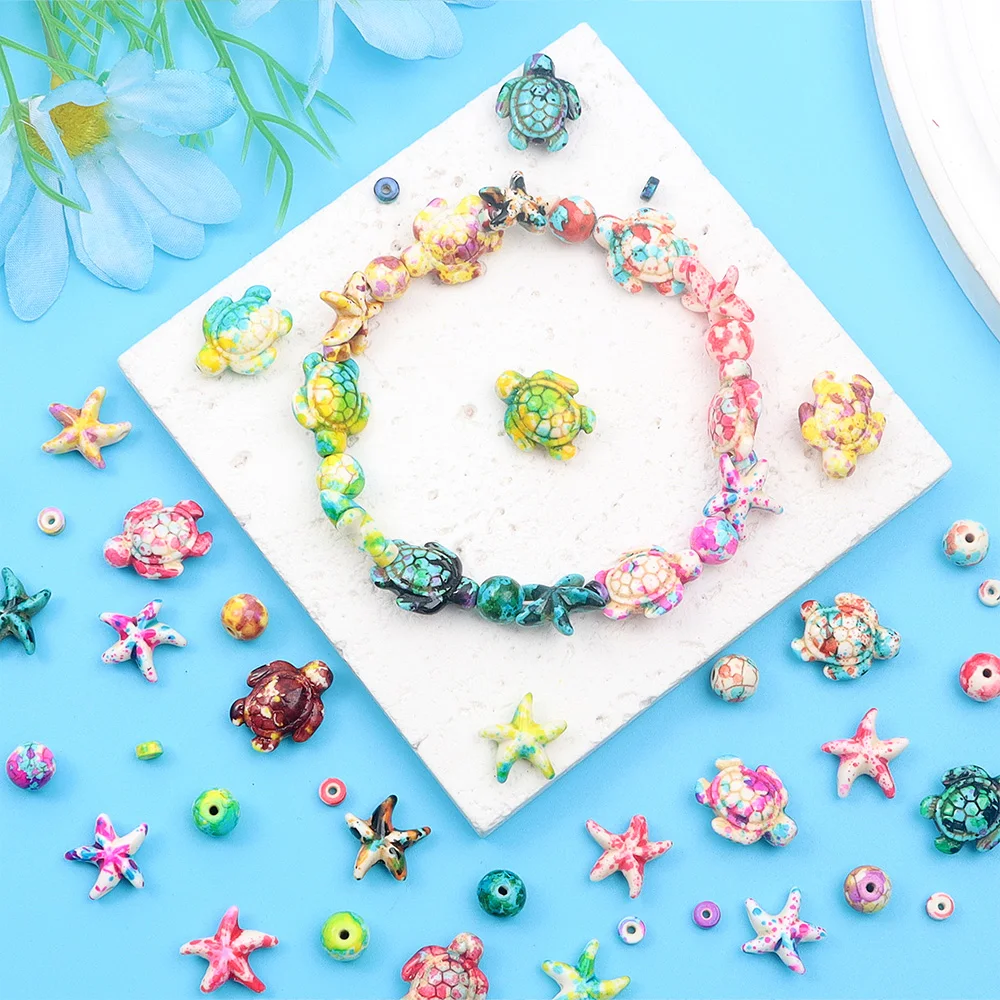 6/46/558 Stück mehrfarbiges Pe – Jewelry Making Birthday Party Bewertung und Preis
