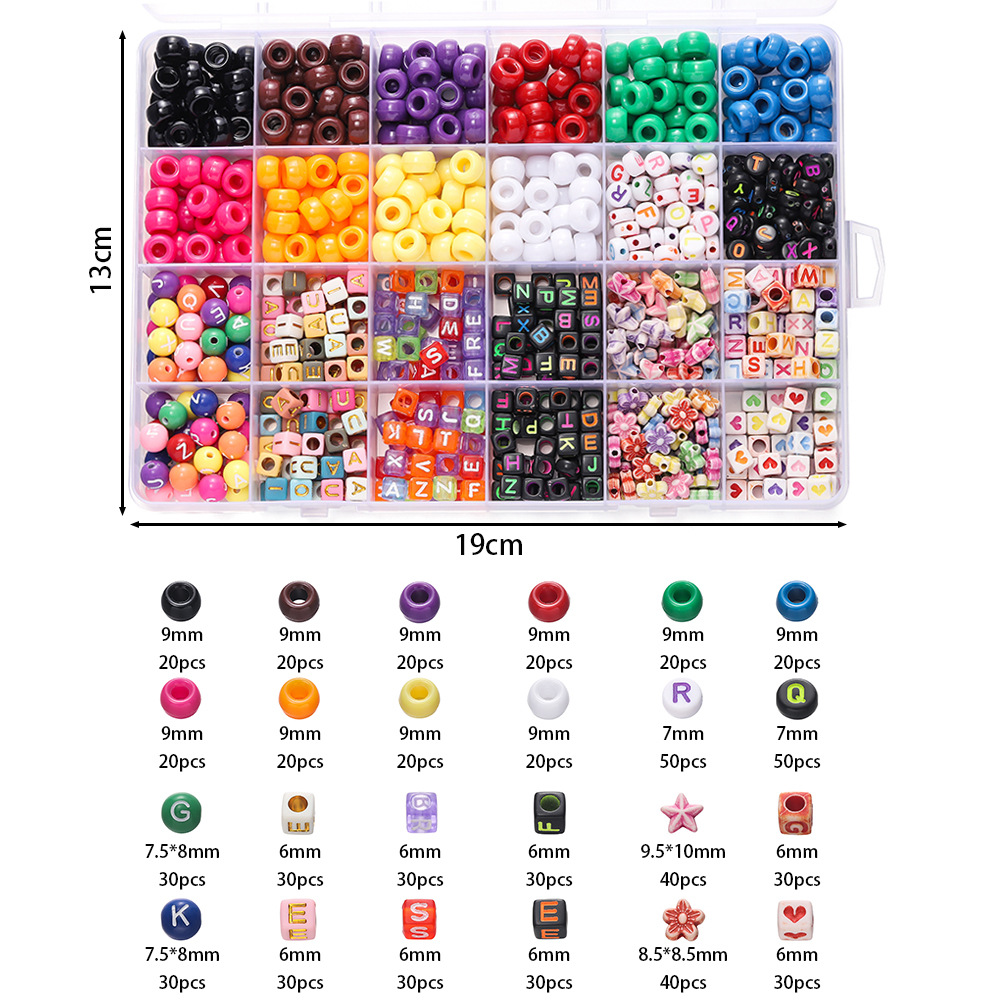 1 Box Bunte Acryl-Pony-Perlen, – Jewelry Making Birthday Party Bewertung und Preis