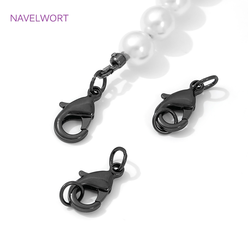 Schwarzer Messing-Karabinerver – Jewelry Making Chain Bewertung und Preis