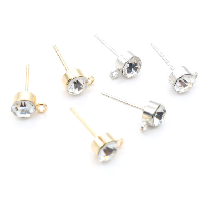 50 Stück Ohrstecker mit Zirkon – Jewelry Making Basics Bewertung und Preis