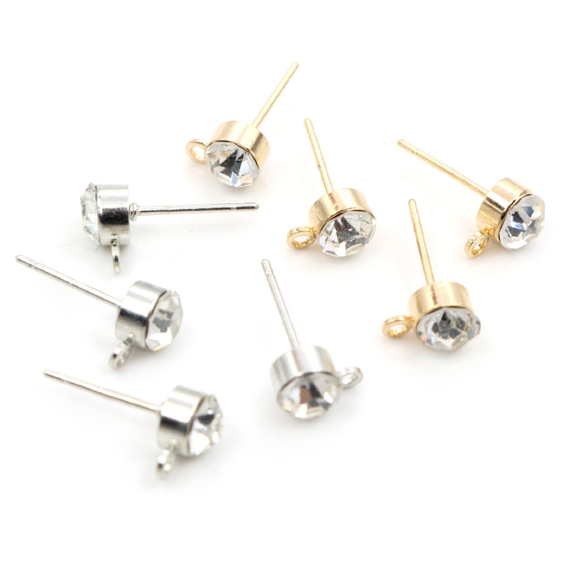 50 Stück Ohrstecker mit Zirkon – Jewelry Making Basics Bewertung und Preis