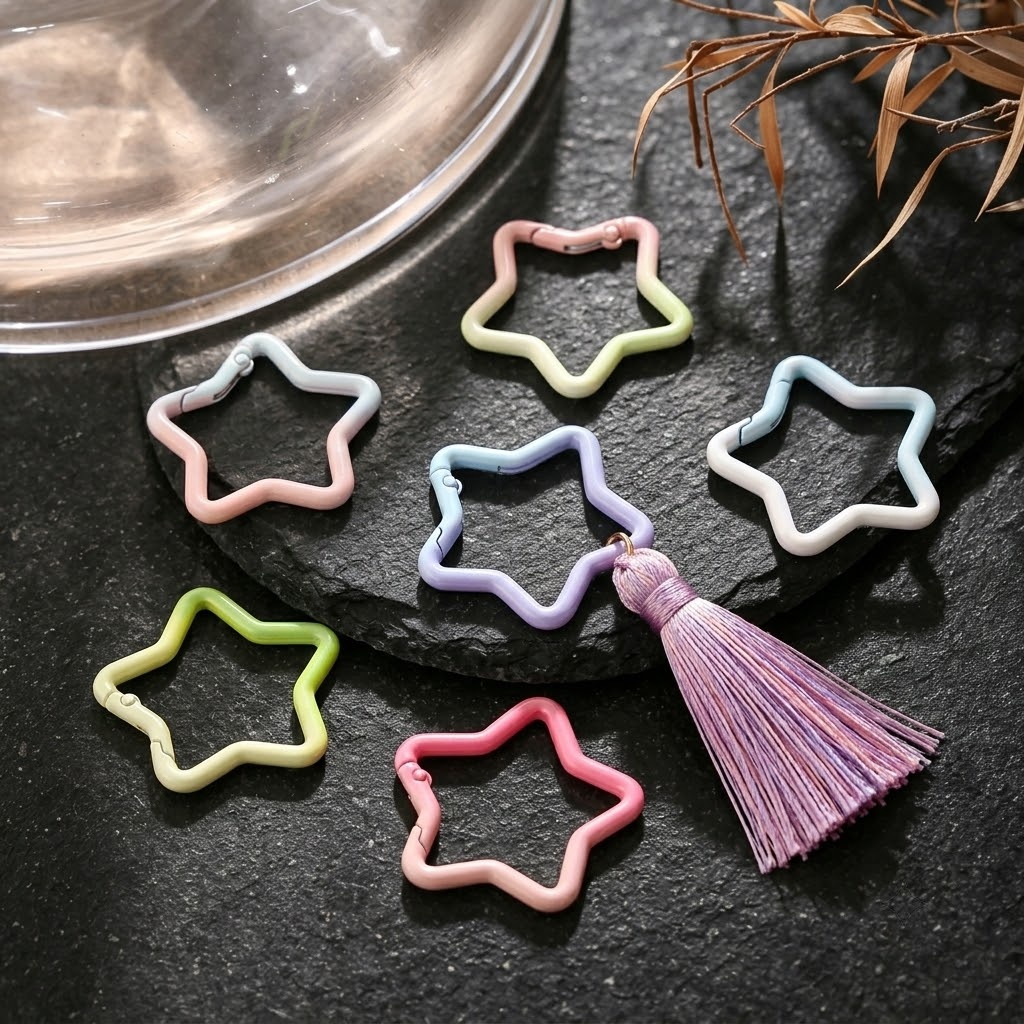 5 Stück Farbverlauf-Sternförmi – Jewelry Making Basics Bewertung und Preis