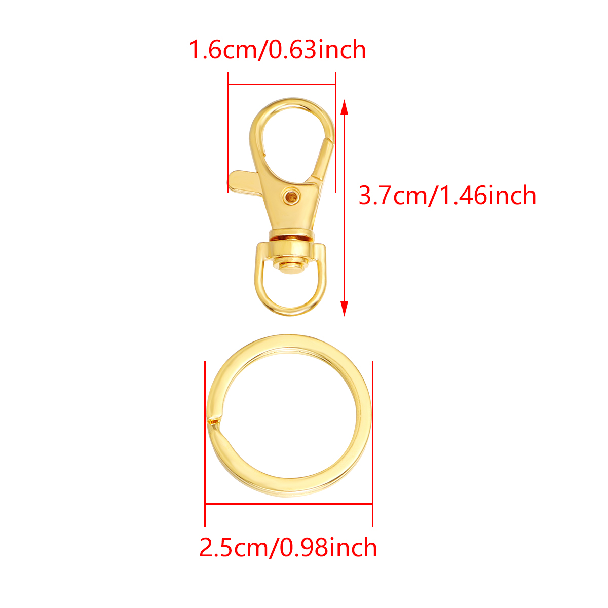 10 Sets Drehbare Karabinerhake – Jewelry Making Basics Bewertung und Preis